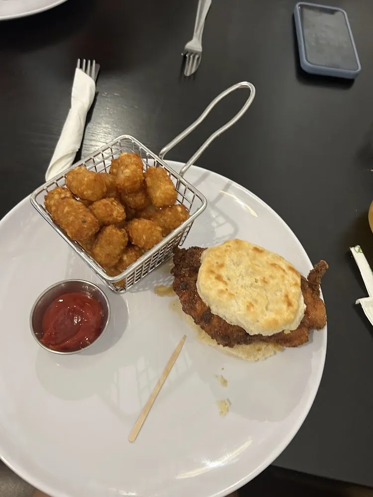 Hot Honey and Chicken Sandwich